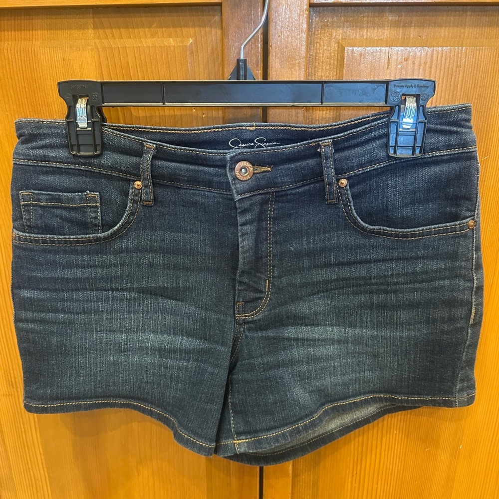 Jessica Simpson Women’s Indigo Denim And Tint Finish Shorts